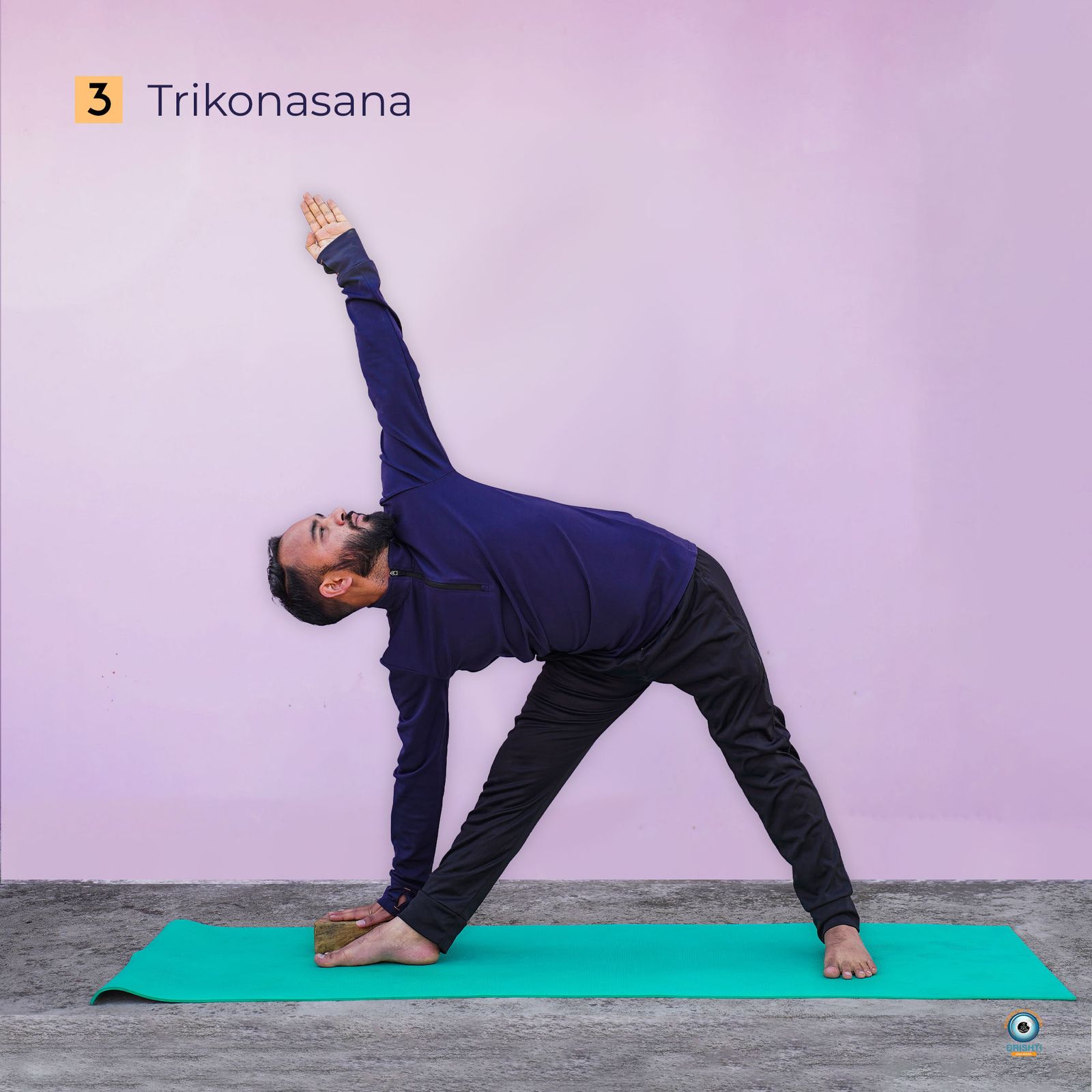 Triangle Yoga Pose