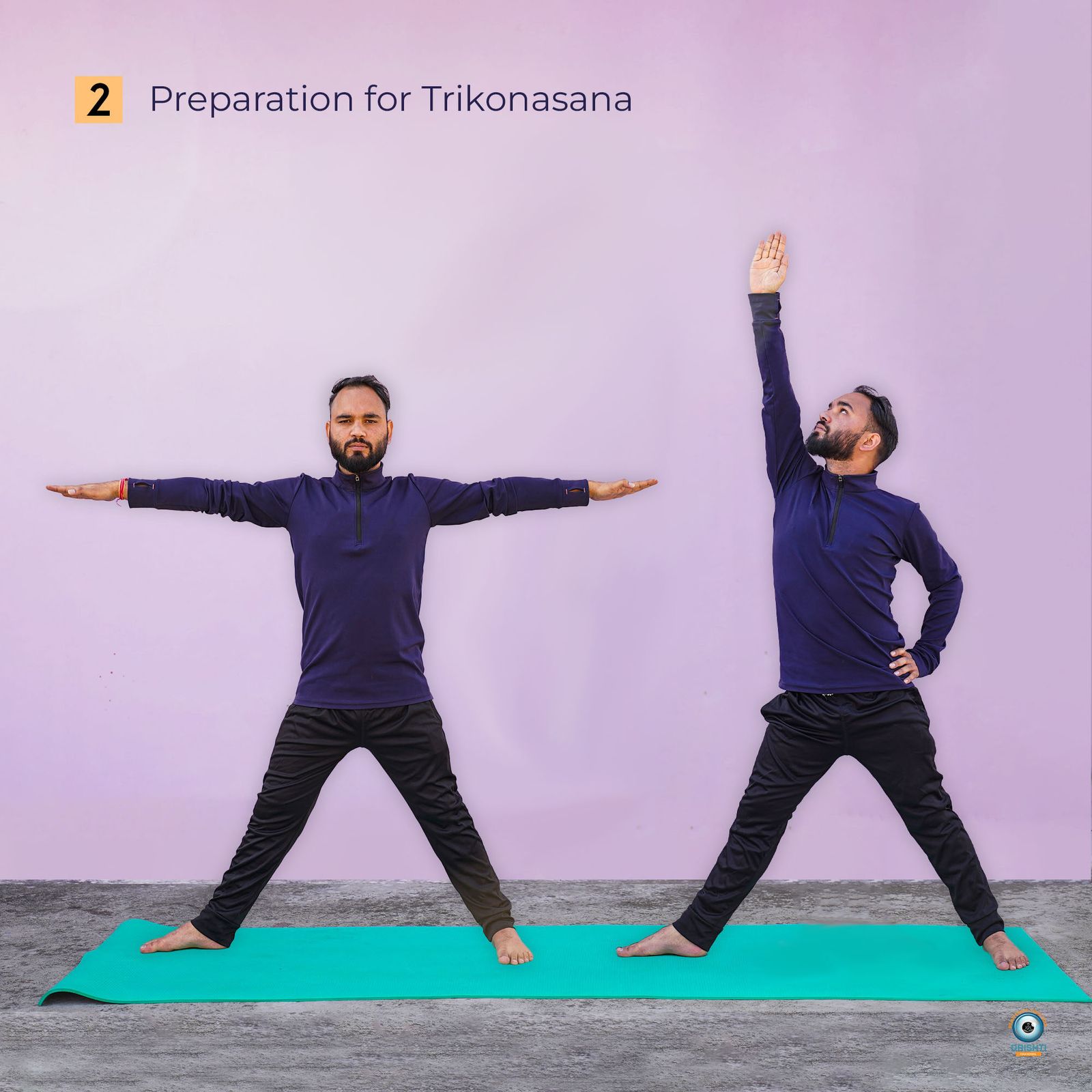 Trikonasana Preparatory for Trikonasana